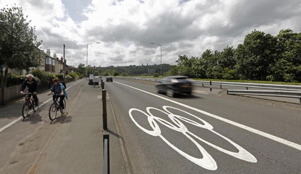 Olympics designated lane