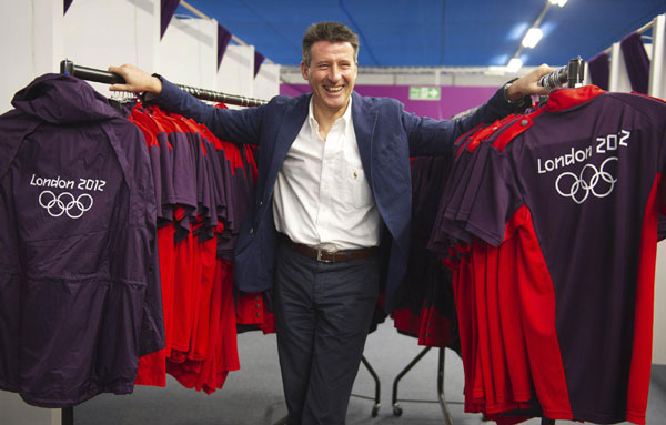 A gathering of official Olympic uniforms