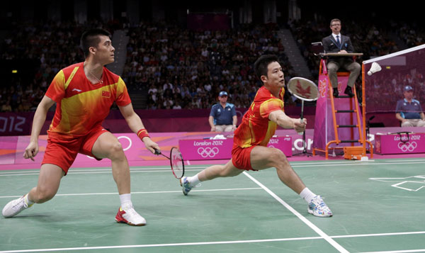 China's Cai and Fu reach men's doubles final