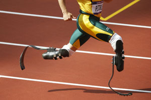 Pistorius makes history