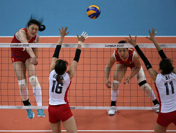 Japan beats China into women's volleyball semifinals