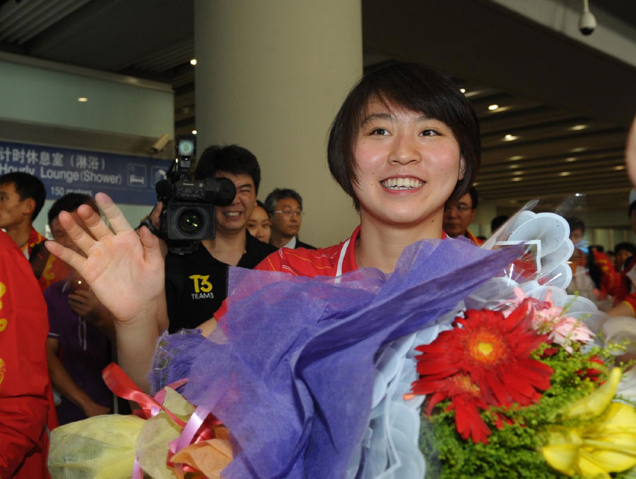 Olympic heroes receive warm welcome