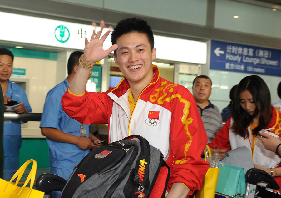 Olympic heroes receive warm welcome