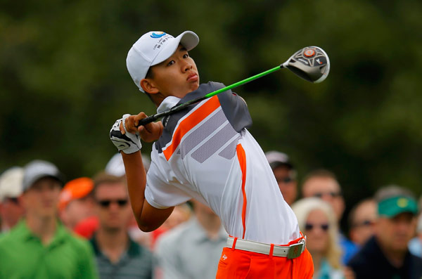 Chinese golfer tees off young career