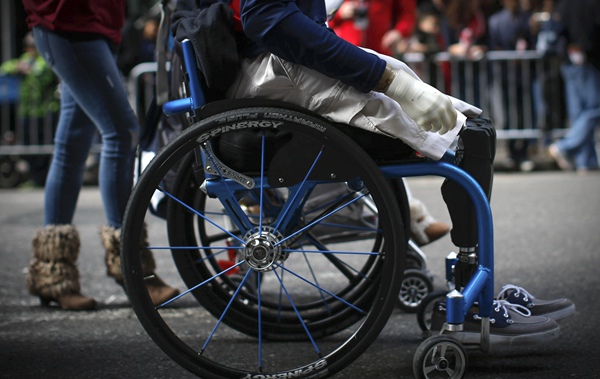 Veterans day parade in the US