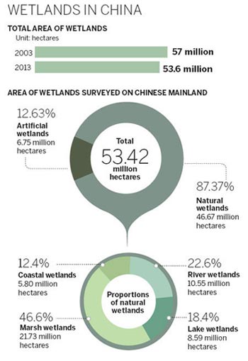 Shrinking of wetlands spurs call for regulation