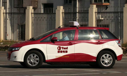 BYD's E6 used as taxis in Shenzhen