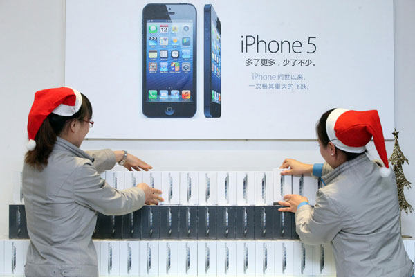 Iphone 5 arrives on the mainland