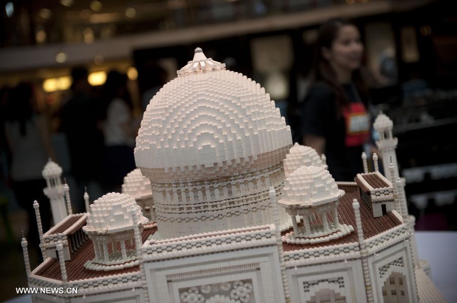 Preview of LEGO exhibition in Hong Kong