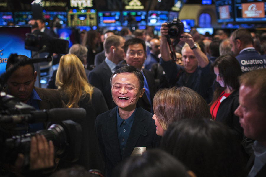 Alibaba makes its NYSE debut