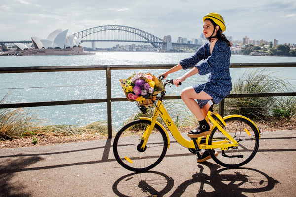 Chinese bike-sharing company Ofo lands in Sydney