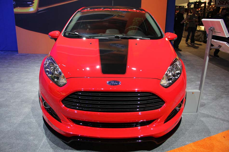 Modified Ford Fiesta by 3D Carbon at SEMA Show