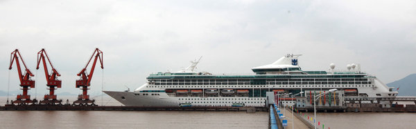 Luxury cruise starts direct journey to Taiwan