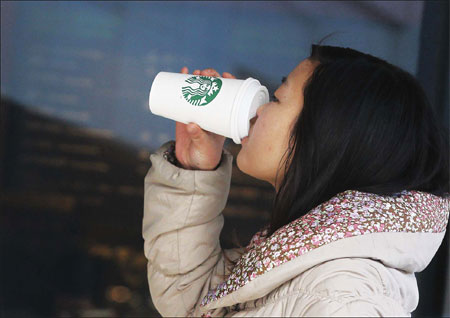 No coffee mourning over expensive drinks in Starbucks