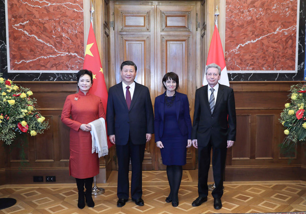 President Xi pays state visit to Switzerland