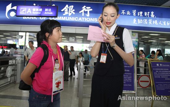 Airline services for children