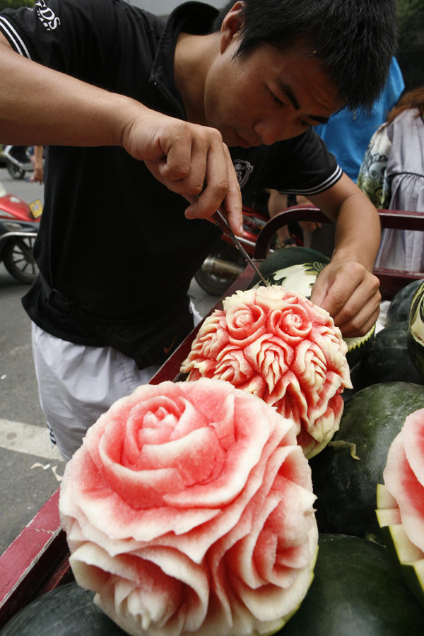 Watermelon art blooms