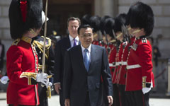 China-Britain economic bond growing closer: Premier Li