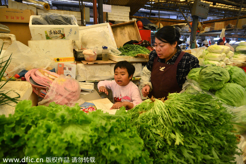 Children who live, study in agricultual markets