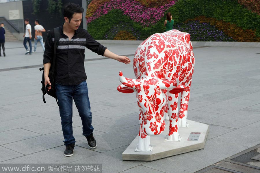 CowParade arrives in Shanghai