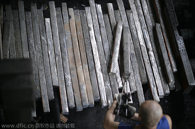 Chonqing's last steel rolling mill