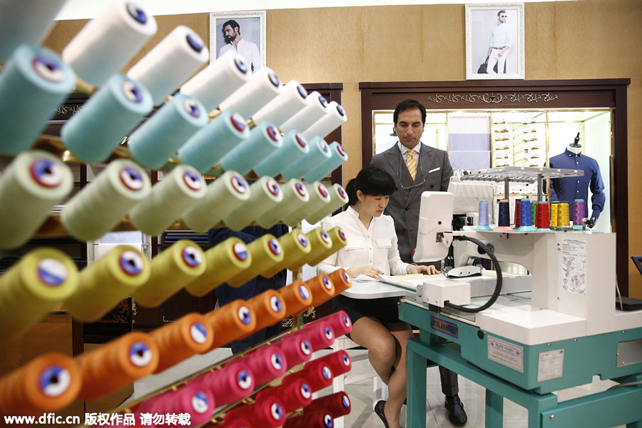 Italian designer tailors success in China