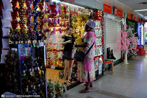 Christmas comes early to Santa's workshop in Yiwu