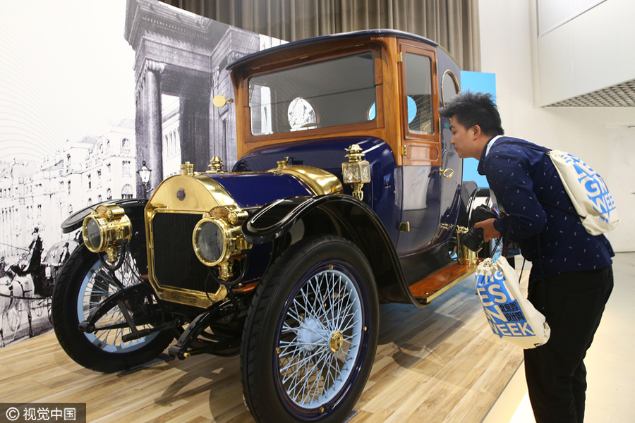 Classic autos debut at Beijing Design Week