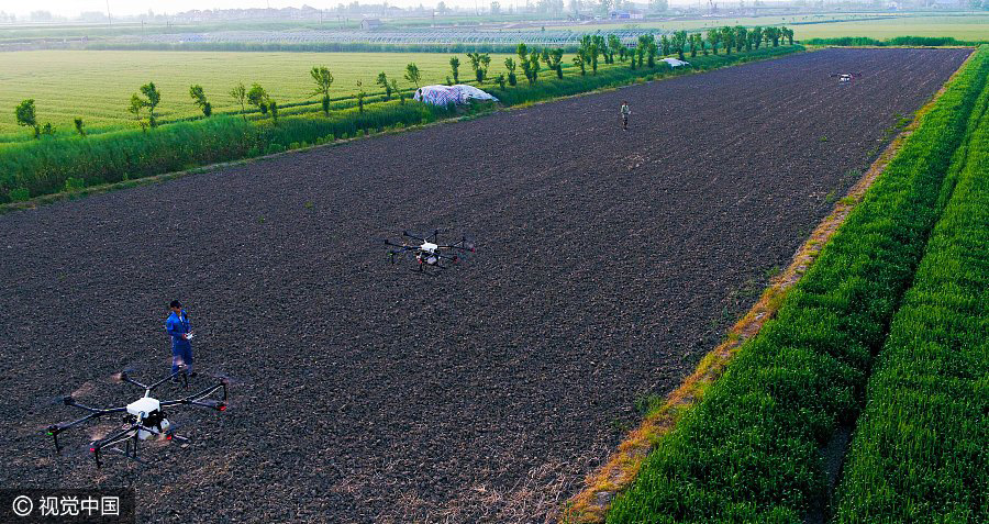 Drones drive intelligent agriculture