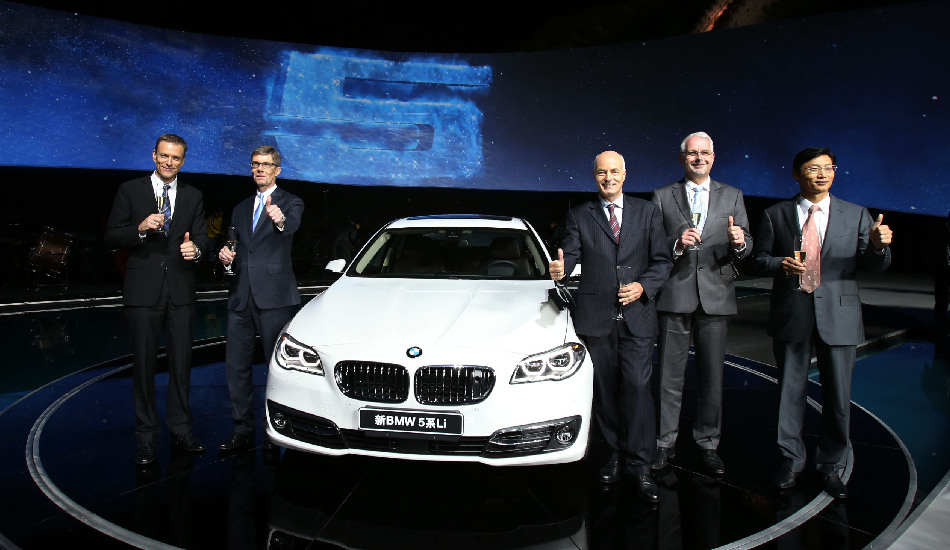 New BMW 5 Li hits Chinese market