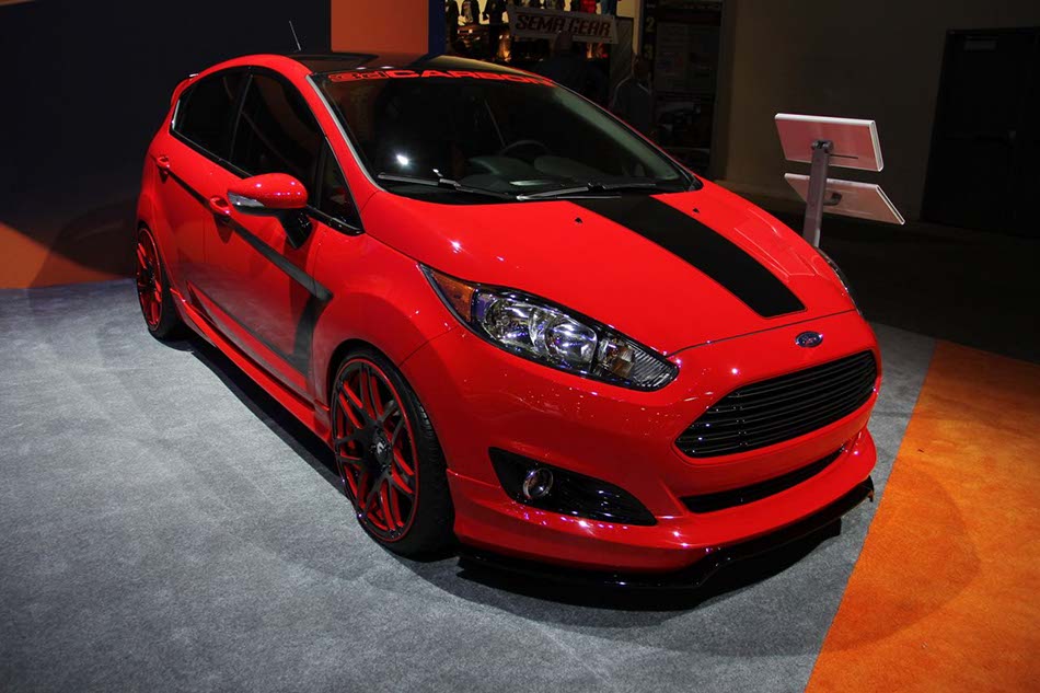 Modified Ford Fiesta by 3D Carbon at SEMA Show