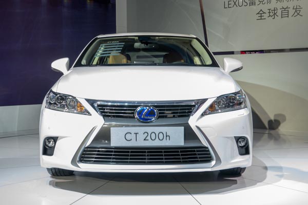 Lexus new hybrid hatch CT200h world premiere in Guangzhou