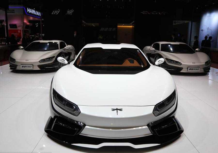 New-energy cars power up Shanghai auto show