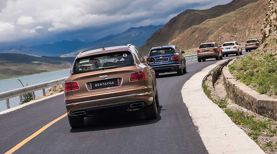 Bentley's Bentayga tours Tibet