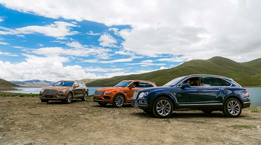 Bentley's Bentayga tours Tibet