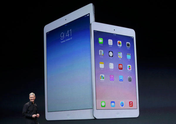 Apple unveils iPad Air, new Macs for holidays