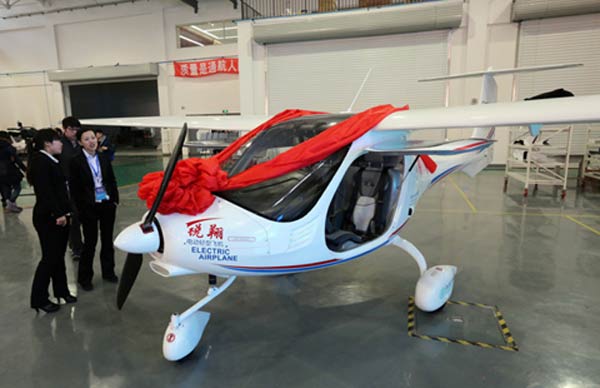 China's electric aircraft ready for takeoff