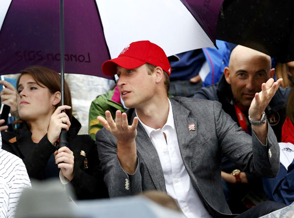 Prince William and Kate cheer at Olympics