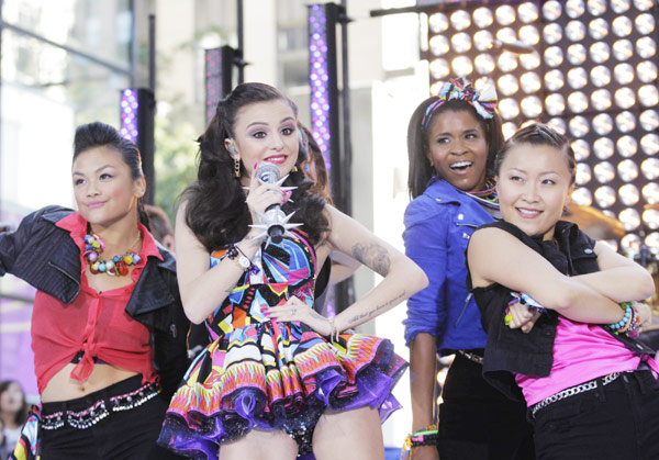 Cher Lloyd performs on 'Today' show