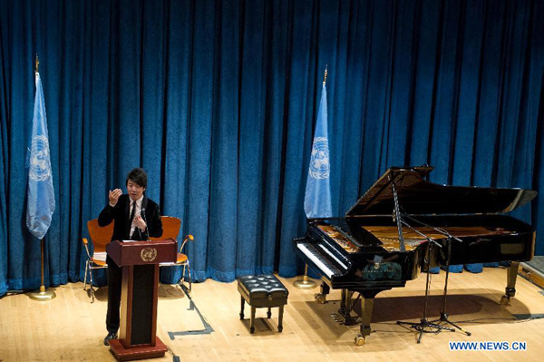 Lang Lang designated as UN Messenger of Peace