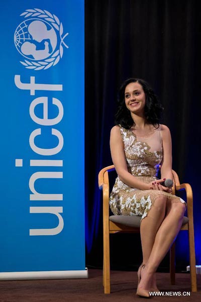 Singer Katy Perry named UNICEF Goodwill Ambassador