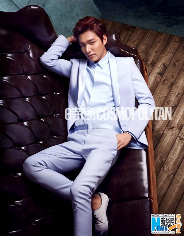 Lee Min-ho poses for magazine cover