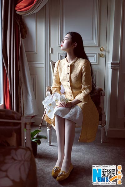 Zhang Xinyuan's vacation in Paris