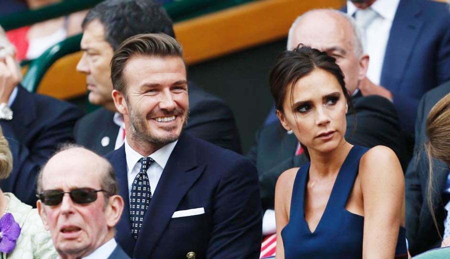 Celebrities watch singles final at Wimbledon Championships