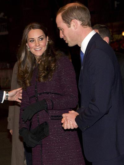 Pregnant Duchess visits New York