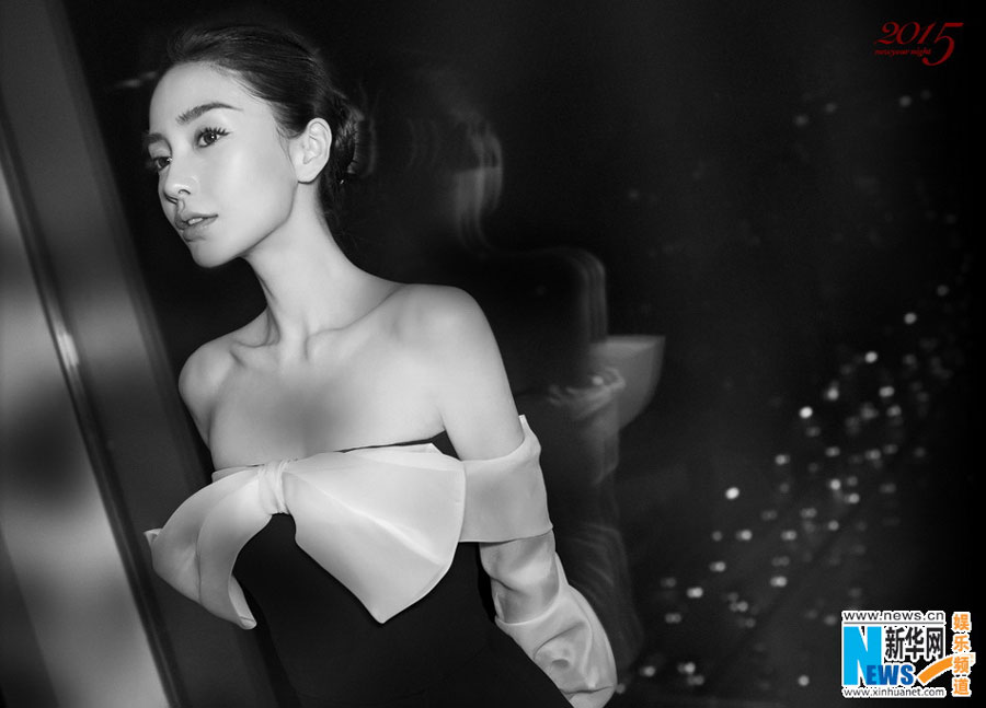 Angelababy poses for fashion shots