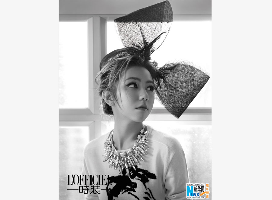 Singer G.E.M. poses for L’OFFICIEL magazine