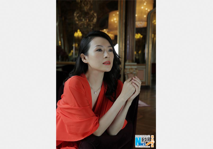 Zhang Ziyi's new fashion shots in Italy