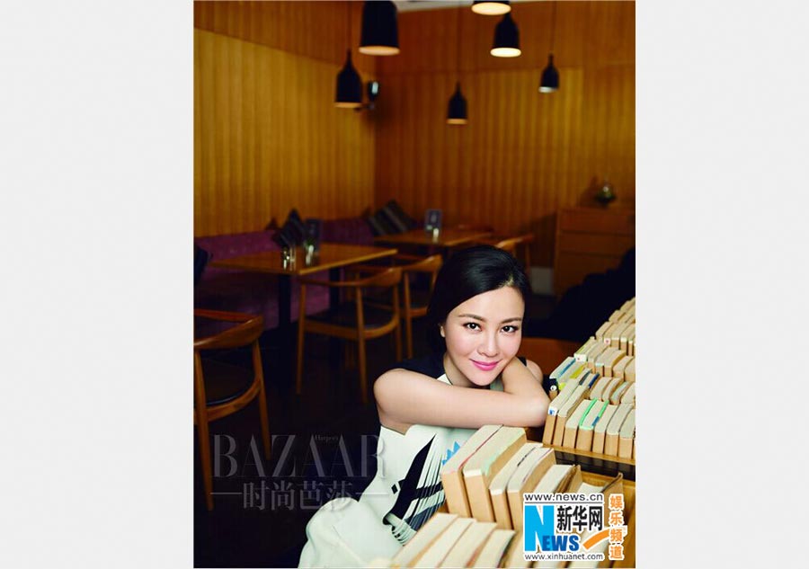 Actress Liu Zi graces cover of Harper's Bazaar