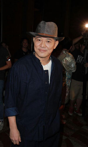 Jet Li attends charity gala at Hong Kong Fashion Week